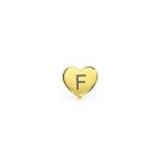 Tiny Minimalist 14K Gold Cartilage Ear Stud Helix Daith Heart Earring Screw Back - Image 34