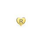 Tiny Minimalist 14K Gold Cartilage Ear Stud Helix Daith Heart Earring Screw Back - Image 46