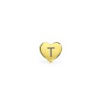 Tiny Minimalist 14K Gold Cartilage Ear Stud Helix Daith Heart Earring Screw Back - Image 48