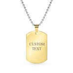 X-Large Military Dog Tag Pendant Necklace Stainless Steel 24 Inch Ball Chain - Image 15