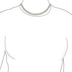 Vintage Art Deco Collar Necklace Clear White Cubic Zirconia for Bridal Events - Image 9