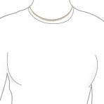 Classic Graduated CZ Cubic Zirconia Statement Tennis Necklace Silver Plated - Image 7