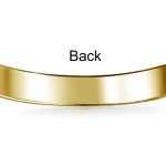 Gold Plated Identification Tag ID Bracelet Lightweight For Wrists