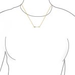 Dainty Cupid Arrow Pendant Necklace in 14K Gold Plated Sterling Silver - Image 2