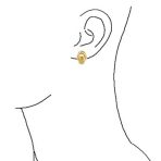 Set of 2 Interlocking Rope Clip-On Earrings Non-Pierced - Image 3