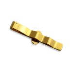 Blue Square Compass Masonic Freemason Tie Clip Silver Gold - Image 2