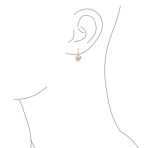 .50CT Solitaire Bezel Brilliant Cut CZ Drop Earrings - Image 16