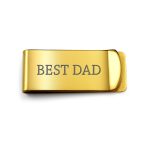Basic Large Wide Strong Money Clip Card Holder Silver Plated Stainless Steel - Image 6