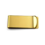 Basic Large Wide Strong Money Clip Card Holder Silver Plated Stainless Steel - Image 3