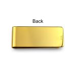 Basic Large Wide Strong Money Clip Card Holder Silver Plated Stainless Steel - Image 12