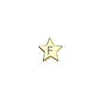 Minimalist Alphabet Cartilage Ear Stud Earrings 14K Gold USA Patriotic Design - Image 32