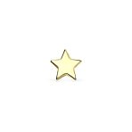 Minimalist 14K Gold Ear Cuff Cartilage Star Stud Earring for Helix and Daith - Image 2