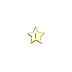 Minimalist Alphabet Cartilage Ear Stud Earrings 14K Gold USA Patriotic Design - Image 35
