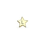 Minimalist Alphabet Cartilage Ear Stud Earrings 14K Gold USA Patriotic Design - Image 38