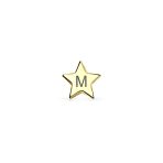 Minimalist Alphabet Cartilage Ear Stud Earrings 14K Gold USA Patriotic Design - Image 39