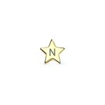 Minimalist Alphabet Cartilage Ear Stud Earrings 14K Gold USA Patriotic Design - Image 40