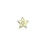 Minimalist Alphabet Cartilage Ear Stud Earrings 14K Gold USA Patriotic Design - Image 41