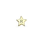 Minimalist Alphabet Cartilage Ear Stud Earrings 14K Gold USA Patriotic Design - Image 44