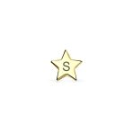 Minimalist Alphabet Cartilage Ear Stud Earrings 14K Gold USA Patriotic Design - Image 45