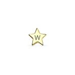 Minimalist Alphabet Cartilage Ear Stud Earrings 14K Gold USA Patriotic Design - Image 49