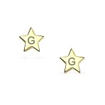 Minimalist 14K Gold Star Stud Earrings for Helix, Cartilage, and Lobe Piercing - Image 35