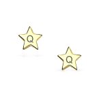 Minimalist 14K Gold Star Stud Earrings for Helix, Cartilage, and Lobe Piercing - Image 45