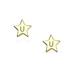 Minimalist 14K Gold Star Stud Earrings for Helix, Cartilage, and Lobe Piercing - Image 49