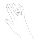 Classic Pear Shape Solitaire Cubic Zirconia CZ Engagement Ring Sterling Silver - Image 9