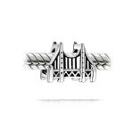 Golden Gate Bridge San Francisco Charm Bead Sterling Silver for Bracelet - Image 2