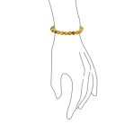 Set of 3 Natural Stone Bead Stretch Bracelets - Stackable - Image 24