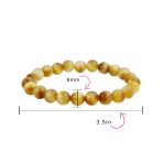 Set of 3 Natural Stone Bead Stretch Bracelets - Stackable - Image 32