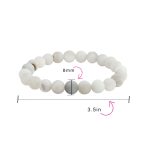 Natural Stone Multi Color Stackable Round 8MM Ball Beads Strand Stretch Bracelet - Image 68