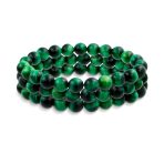 Set of 3 Natural Stone Bead Stretch Bracelets - Stackable - Image 7
