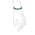Set of 3 Natural Stone Bead Stretch Bracelets - Stackable - Image 23
