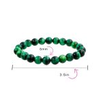 Natural Stone Multi Color Stackable Round 8MM Ball Beads Strand Stretch Bracelet - Image 74
