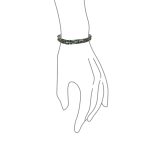 Natural Stone Tiny Ombre Beads Stretch Bracelets Stackable Set of 3 Strands - Image 13