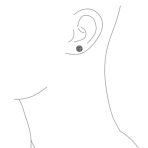 Elegant Glittering Pave Crystals Drop Ball Earrings 8MM - Image 22
