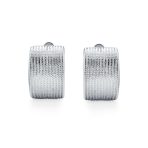 Casual Twisted Wide Half Hoop Clip-On Earrings for Non-Pierced Ears SilverGold - Image 4