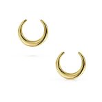 Western Jewelry Boho Tribal Style Stud Earrings with Crescent Moon Design - Image 3