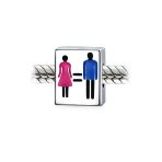 Inspirational Support Gender Equality Charm Bead .925 Sterling Silver Fits European Bracelet - Image 4