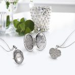 Filigree Flower Aromatherapy or Diffuser Keepsake Photo Heart Shape Locket Pendant Necklace Sterling Silver - Image 6