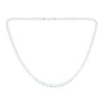 Solid Heavy .925 Sterling Silver 7MM Nautical Mariner Anchor Link Chain Necklace 24 Inch - Image 2