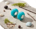 Set of 2 Gemstone Spacer Bead Charm Sterling Silver - Image 5