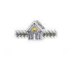Sweet Home Christmas Charm Bead Candy Cane Gingerbread House Sterling Silver Fit - Image 3