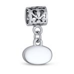 Personalized Graduate Dangle Charm Bead Sterling Silver for European Bracelet - Image 2