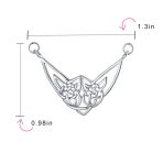 Good Luck Heart Trinity Irish Love Knot Collar Necklace Sterling Silver Celtic - Image 4