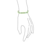 Natural Stone Tiny Ombre Beads Stretch Bracelets Stackable Set of 3 Strands - Image 14