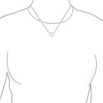 Traditional Magen Judaic Star Of David Pendant Necklace 14K Gold Plated Silver - Image 3