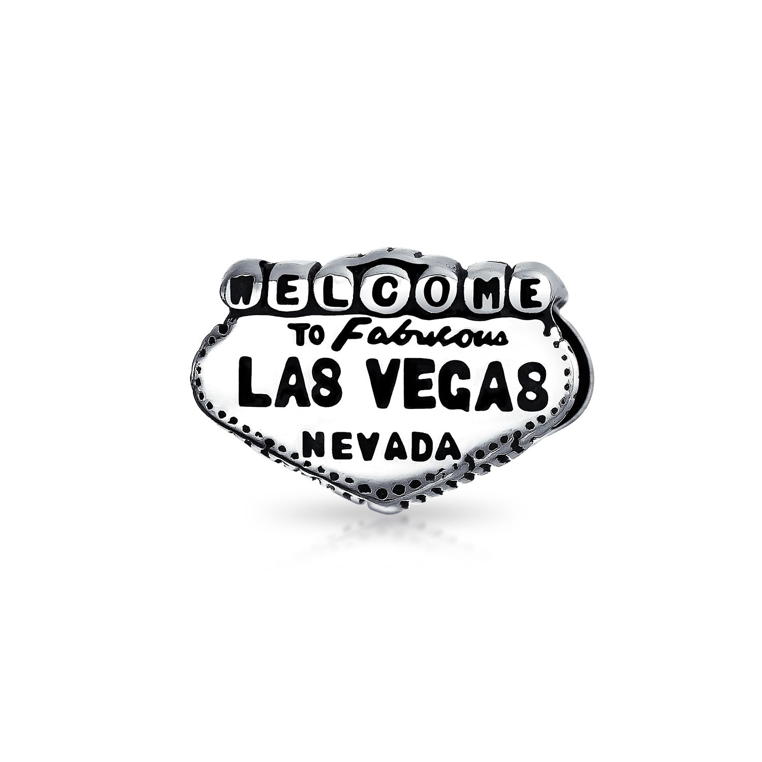 las-vegas-bead-charm-silver-welcome_pbx-hs-680-az_1 Welcome to Las Vegas Charm Bead Sterling Silver for European Bracelet - Image 1