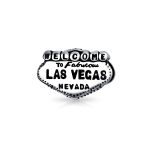 Set of 2 Welcome to Las Vegas and Poker Ace of Hearts Charm Bead Sterling Silver - Image 2